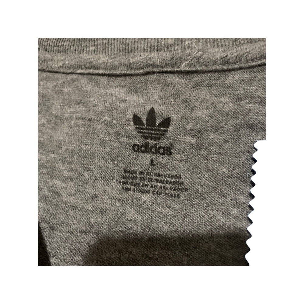 Women’s Adidas NBA Portland Trail Blazers Football Stripe Tee in Grey Sz LG NWT - Picture 2 of 3